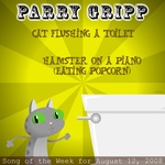 He's a cat *meow* flushing a toilet
