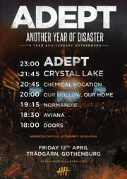 Adept - Göteborg Another Year of Disaster 10 years