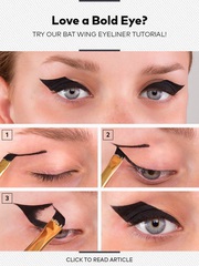 Bat Wing eyeliner